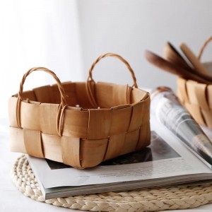 Cesta de chip de madera